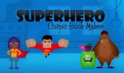 YT static mvs Superhero Comic Maker